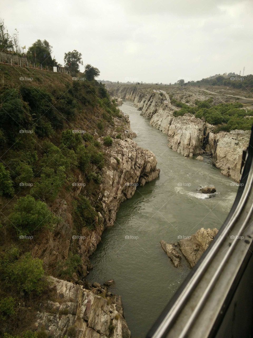 Narmada river in India