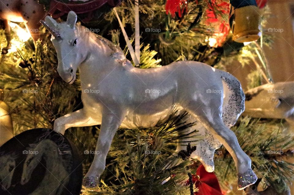 Christmas Tree Ornament Horse