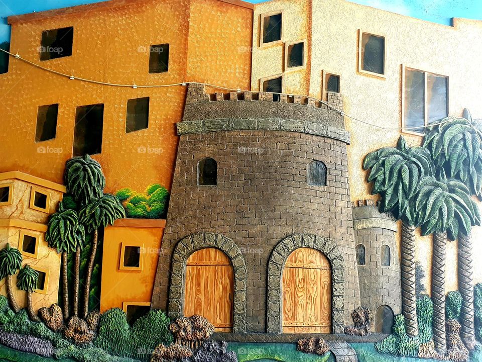 Wall art - old castle 🏰