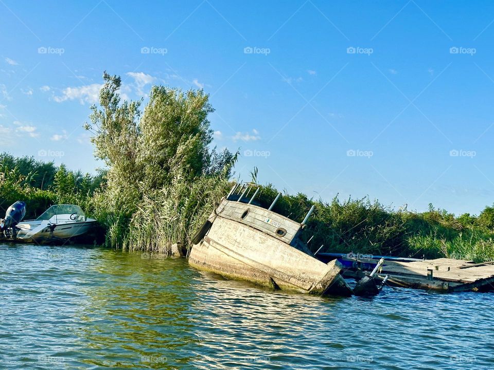 Boat in the river