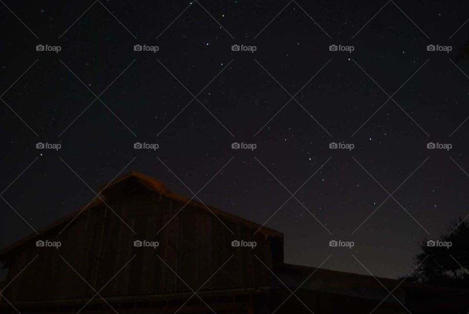 Stars Over Barn