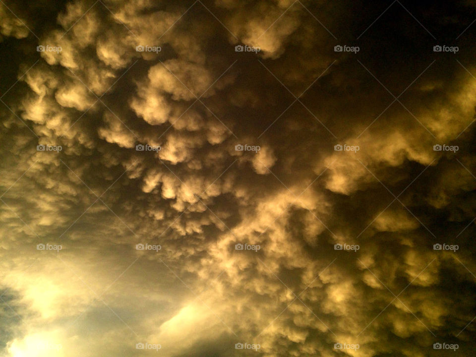 Clouds at sunset