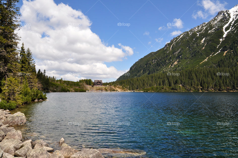 mountain lake in Poland