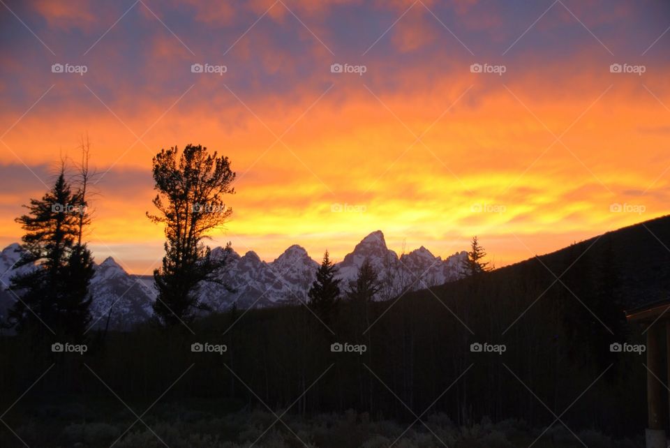 Teton Sunset