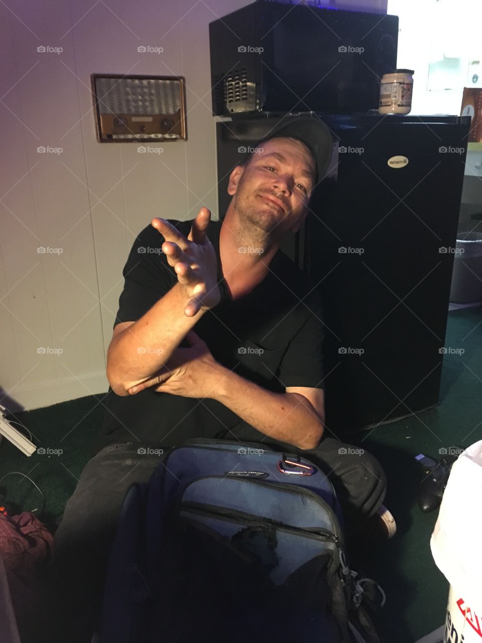 This is my close friend Stuckey, who was chilling at my pad for the day 