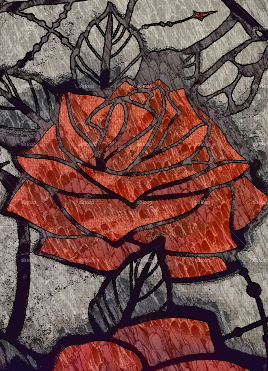 rose art