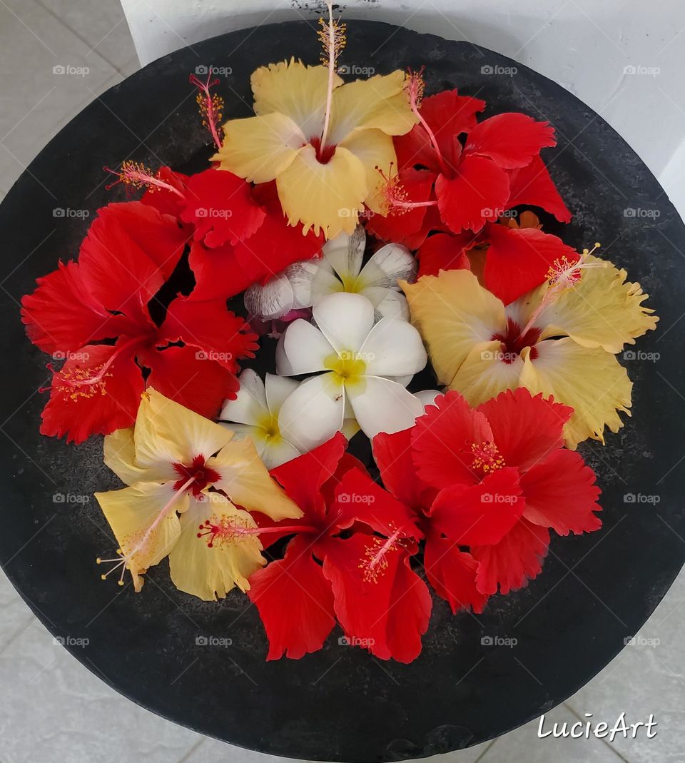 flower bath