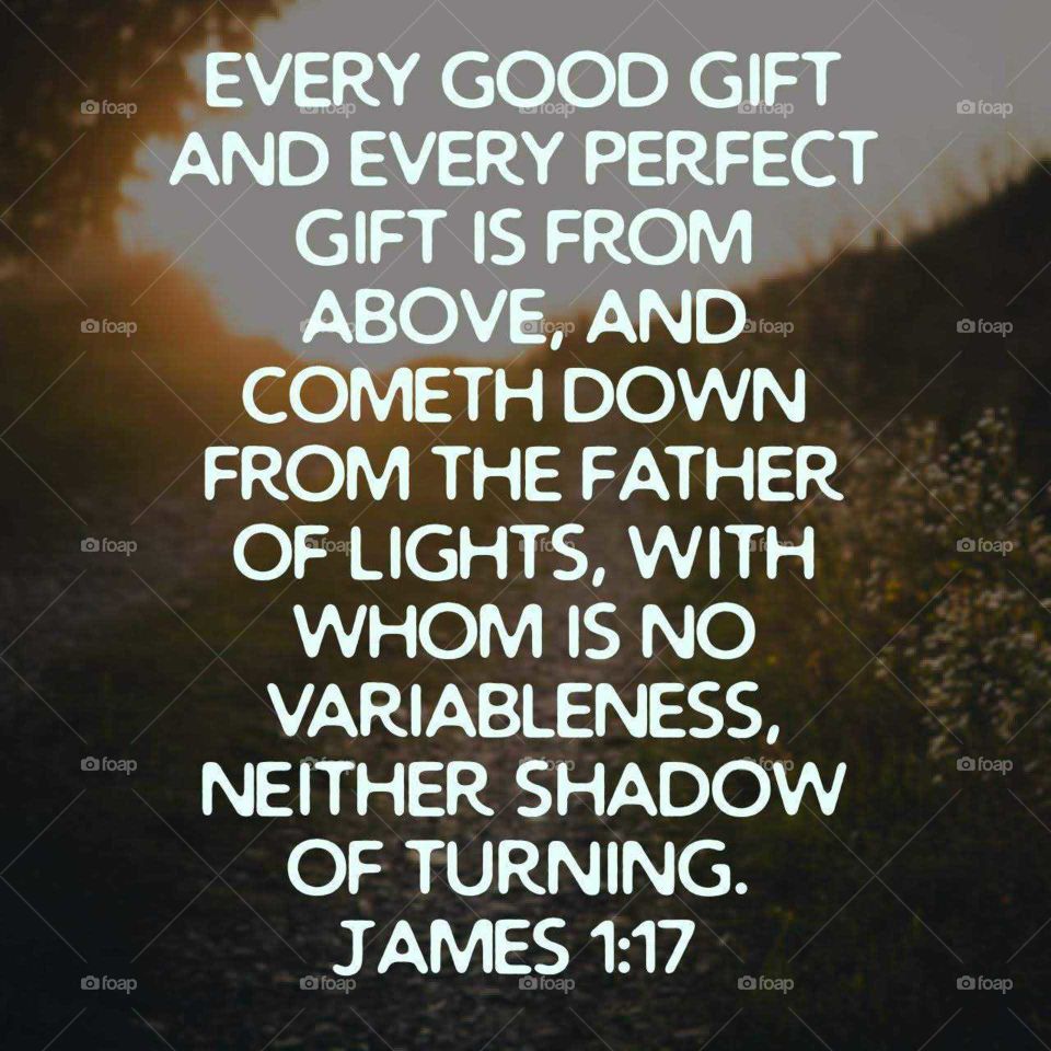 Good gift comes from God