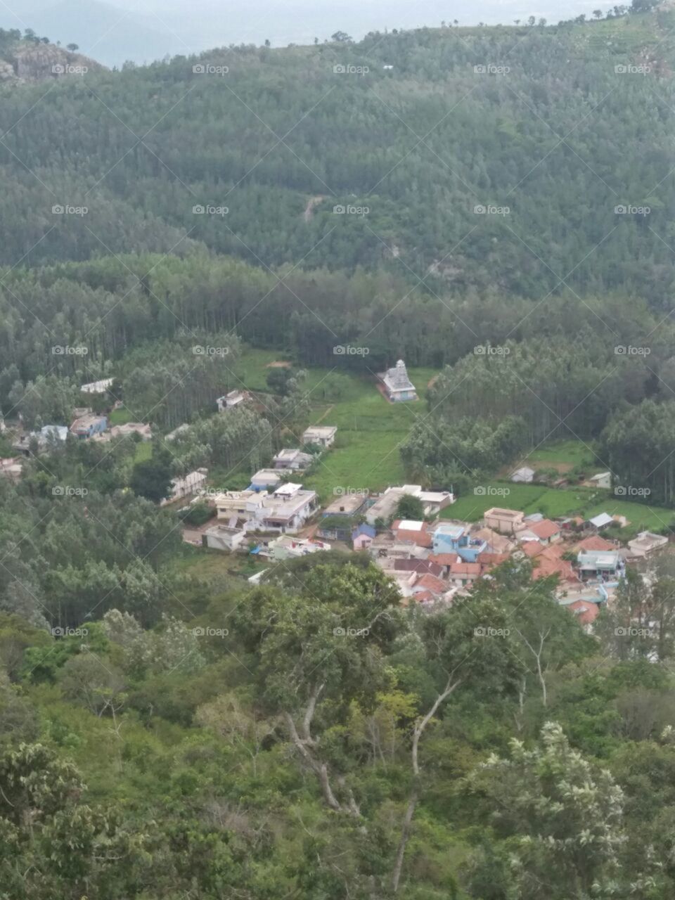 the beautiful small village and whether