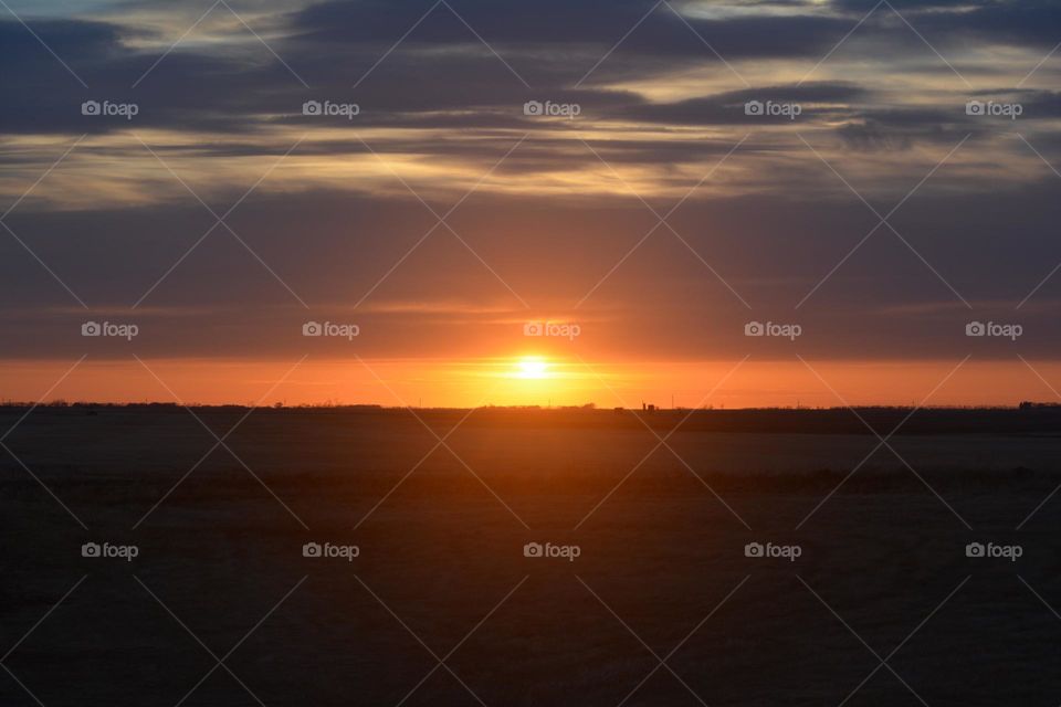 Sunset North Dakota 4