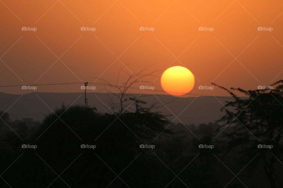 Sunset, Dawn, Evening, Sun, Landscape