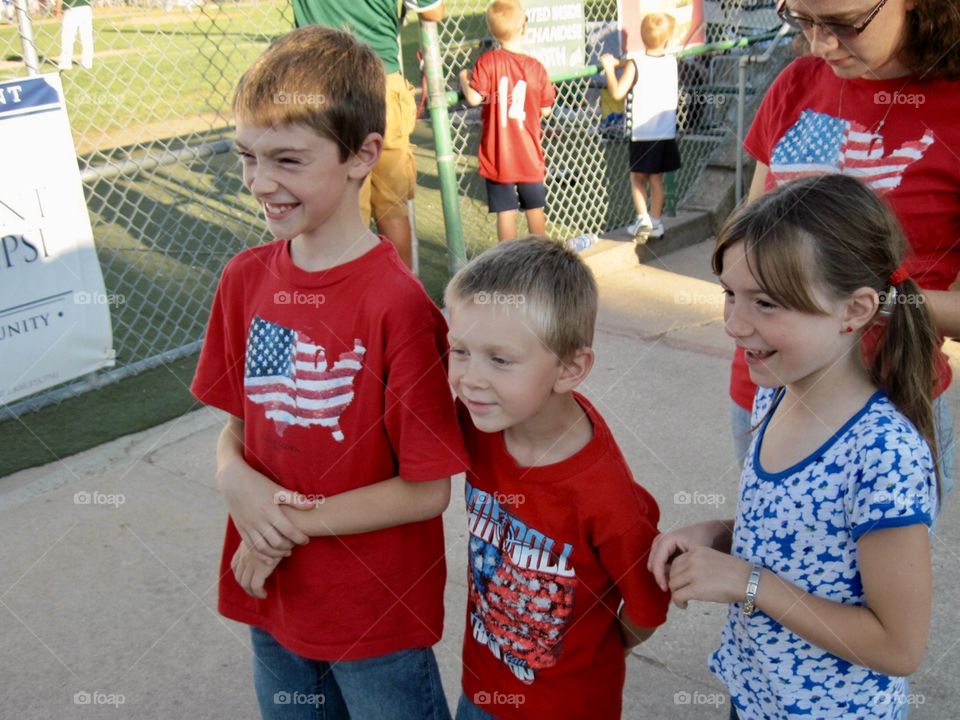 Fourth of July at the ball park. 