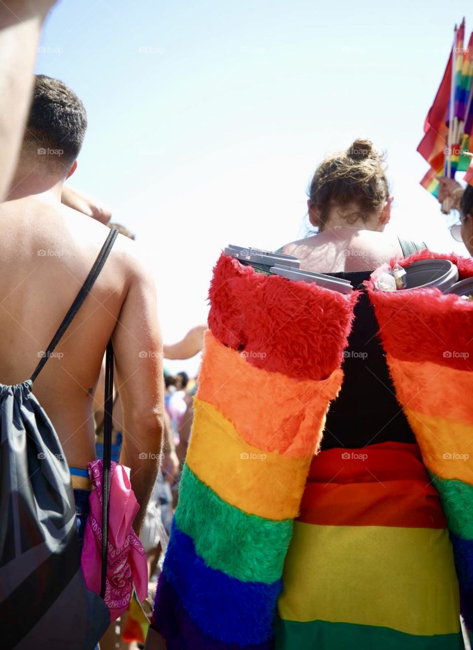 What if I fall? Oh, but my darling what if you fly?!  Pride tlv, June 2018