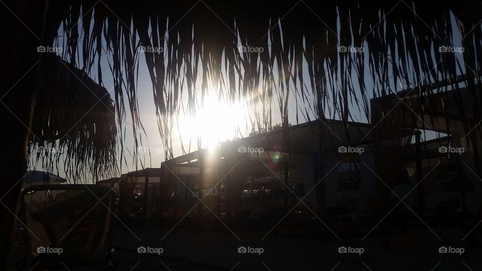 Sunset Kavala Nea Peramo