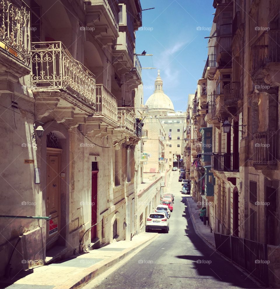 Street in Valetta Malta