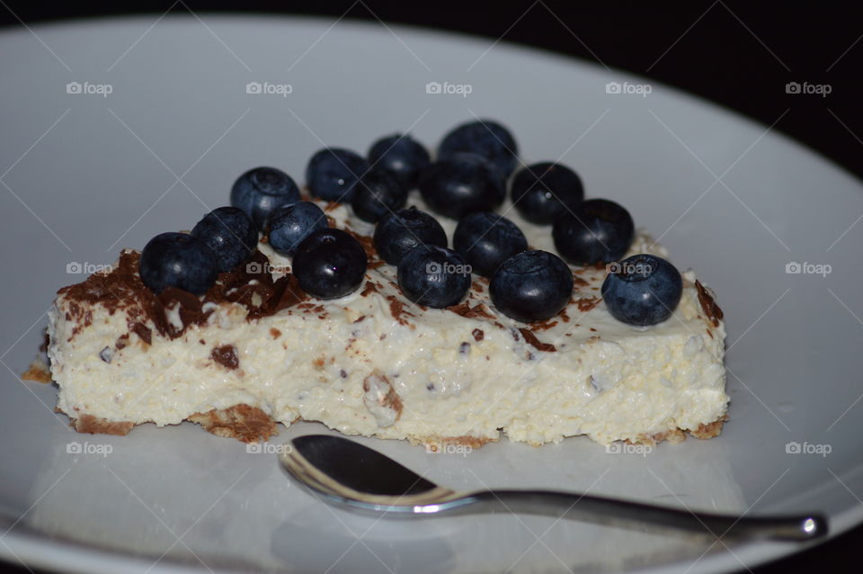 cheese cake in macro