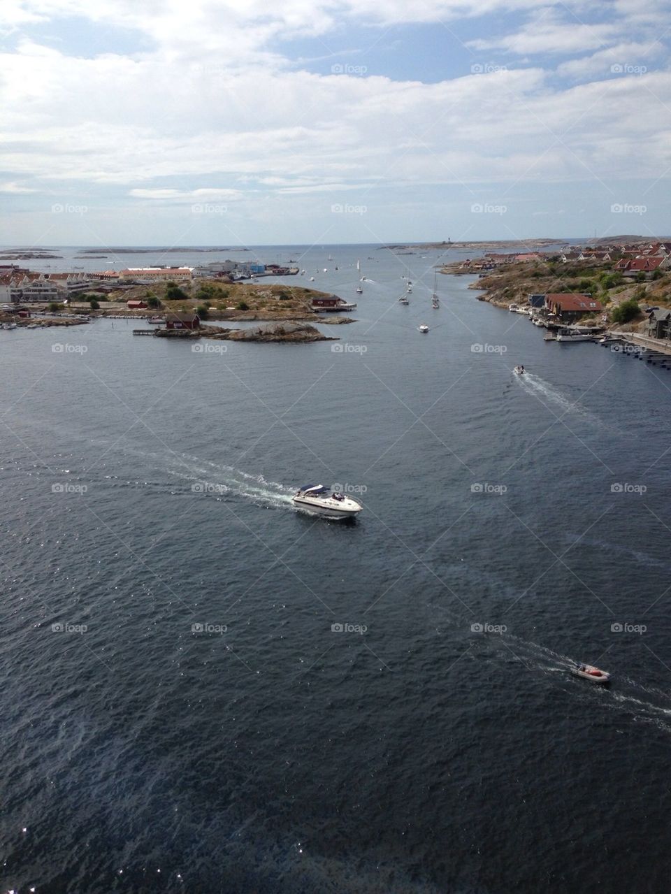 Boat archipelago Islands