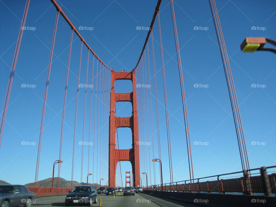 driving cars bridge sanfrancisco by technotimber