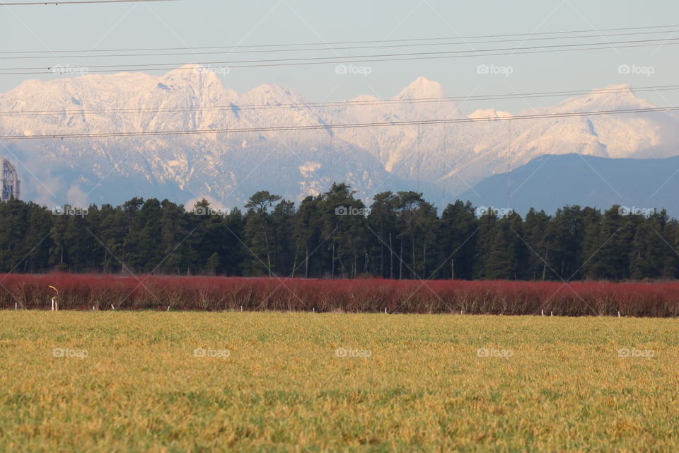 Mountain on a distance 