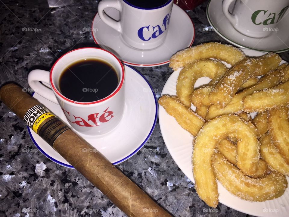 Coffee and churros 