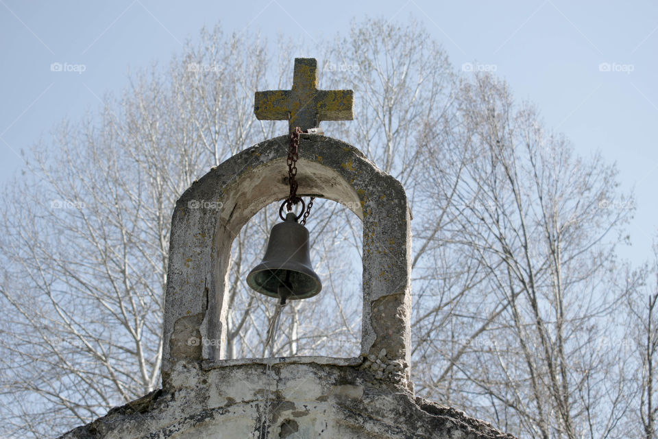 Abandoned church bell