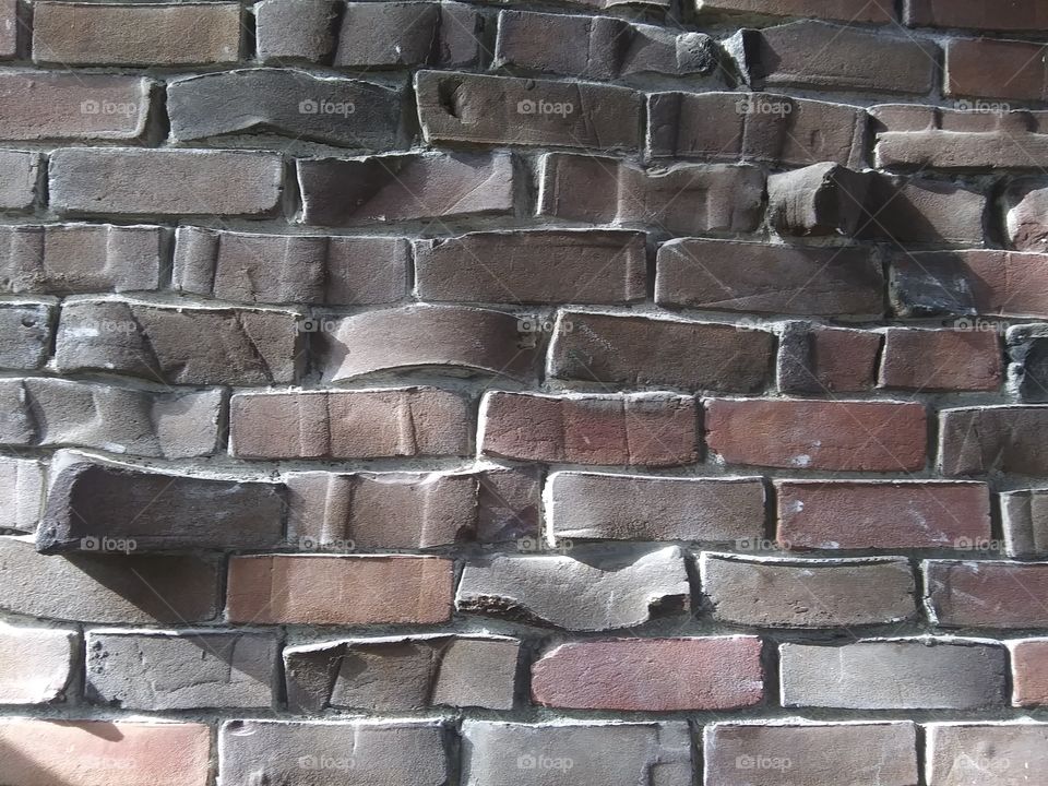 yes, the bricks really do look like that...
