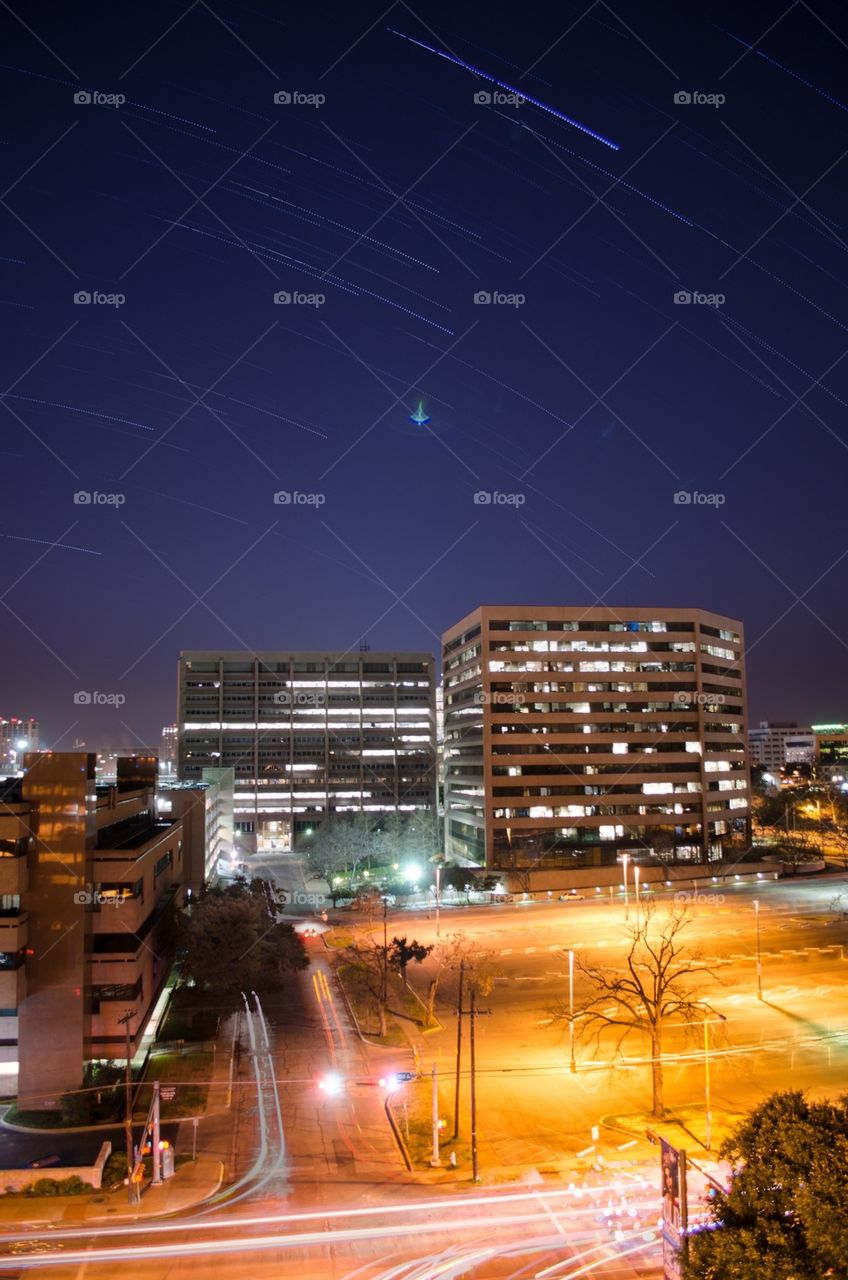 City, Architecture, Building, Evening, Downtown