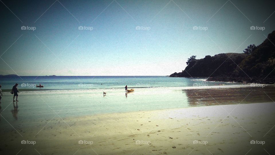 welcome to paradise. i went with the ferry to the island