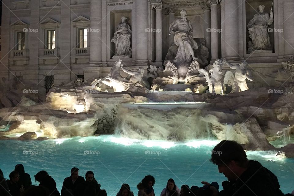 Trevi Fountain in Rome (Italy)
