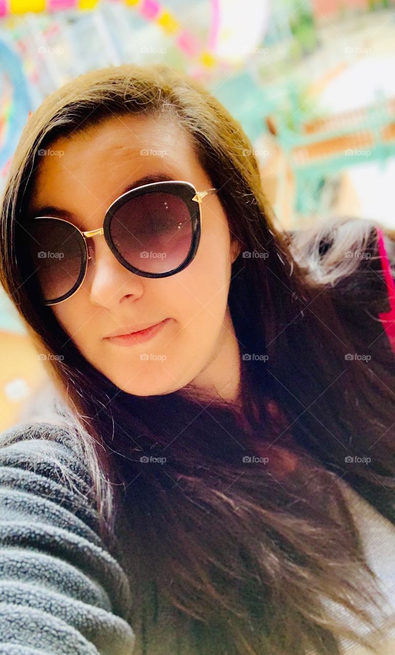 Selfie on a sunny day