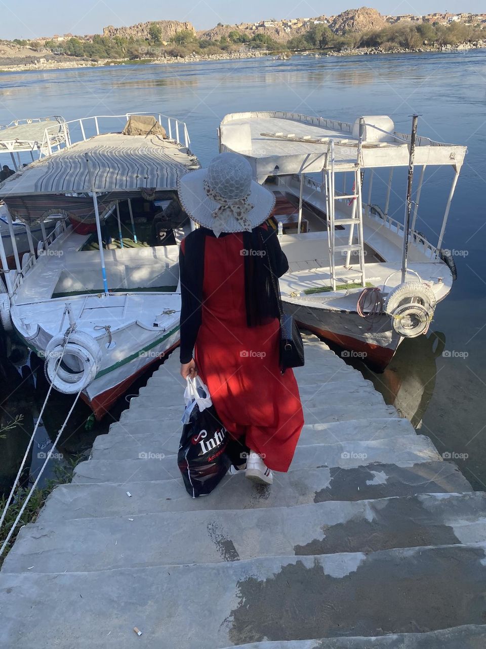 Having a nice day in Nubian desert, Aswan, Egypt 