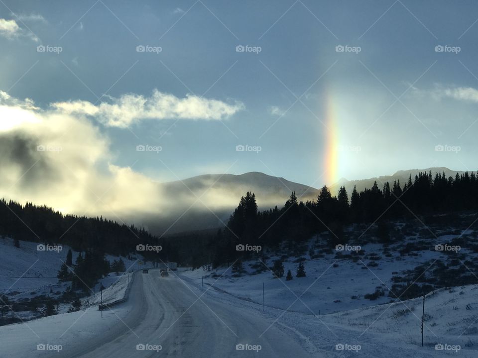 Mountains and cliffs