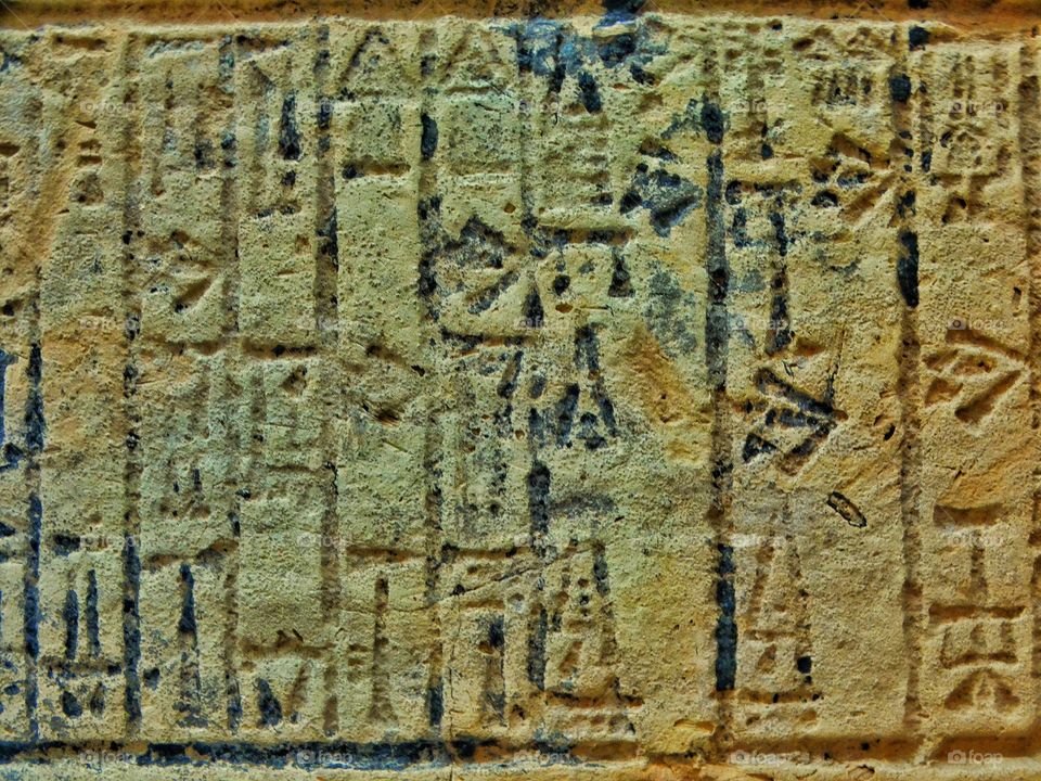 Ancient Babylonian Hieroglyphics
