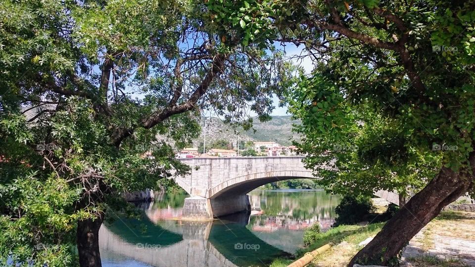 A beautiful old bridge in Trebinje, Bosnia-Hertzegovina