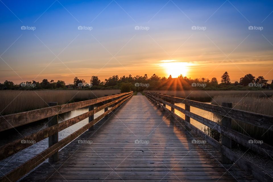 Sunset, Dawn, Water, Landscape, No Person