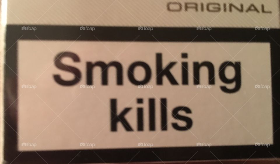 Smoking kills 