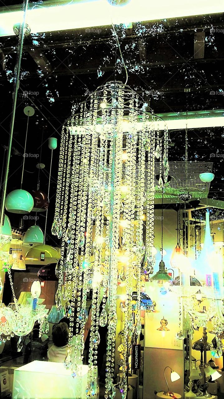 Hanging Lights Display