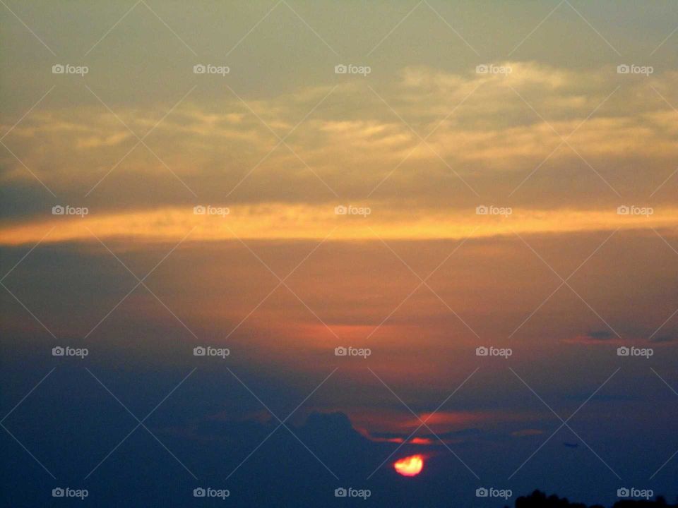 Sunset sky