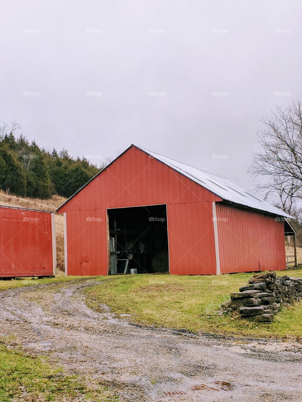 red barn