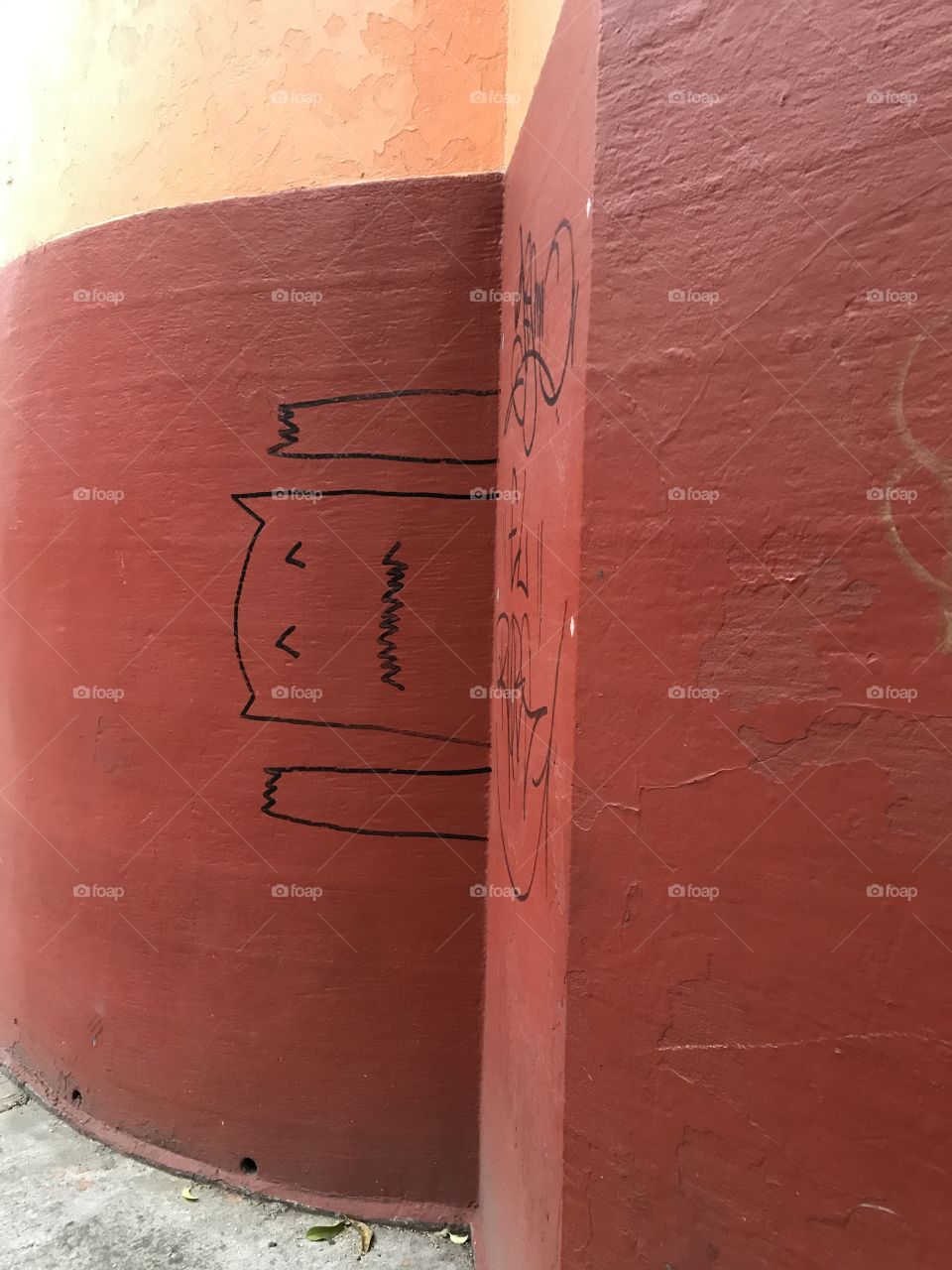 Graffiti funny monster 