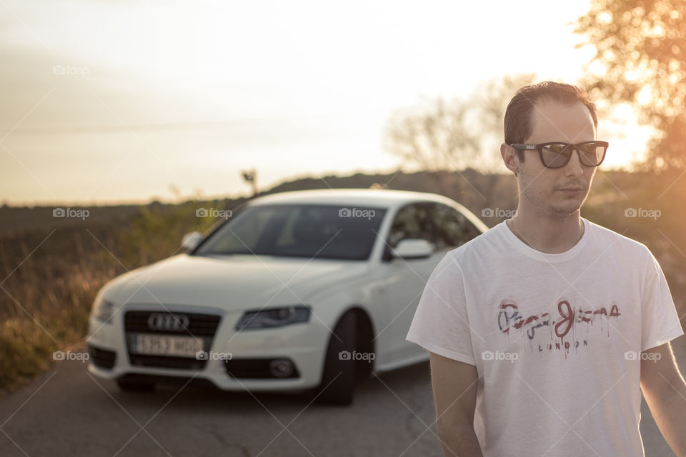 Car, Road, People, Outdoors, Portrait