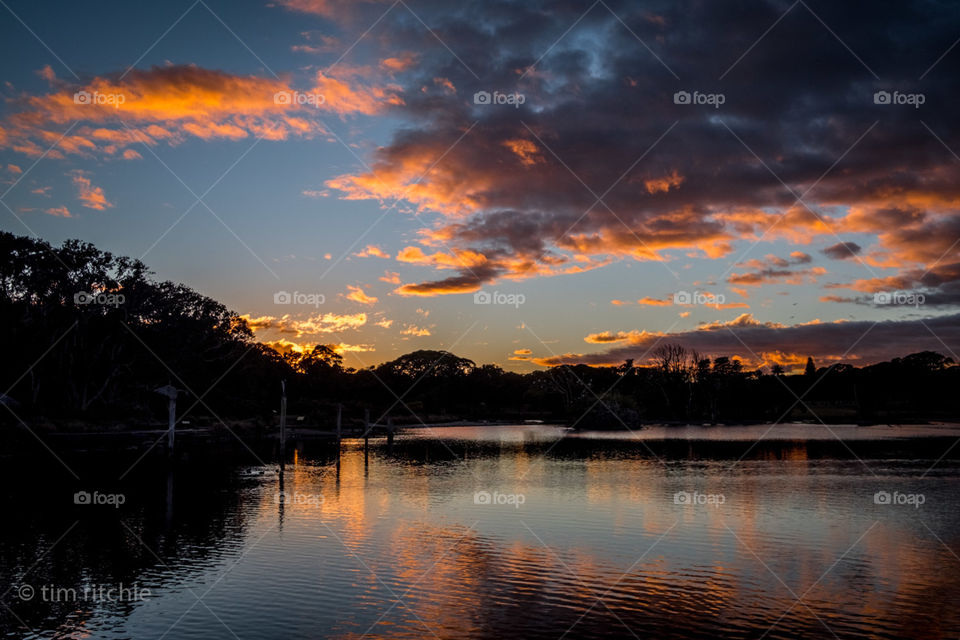 Clouds and colour over the Duck Pond at Sydney’s Centennial Park. Another peaceful sunrise