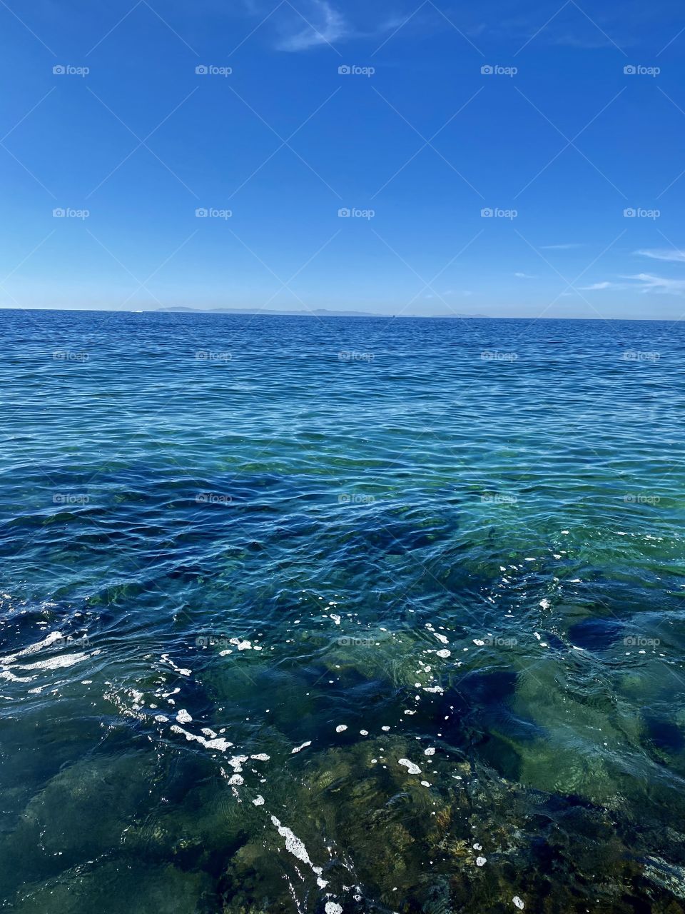 View of the Pacific Ocean from the Newport Beach Jetty 