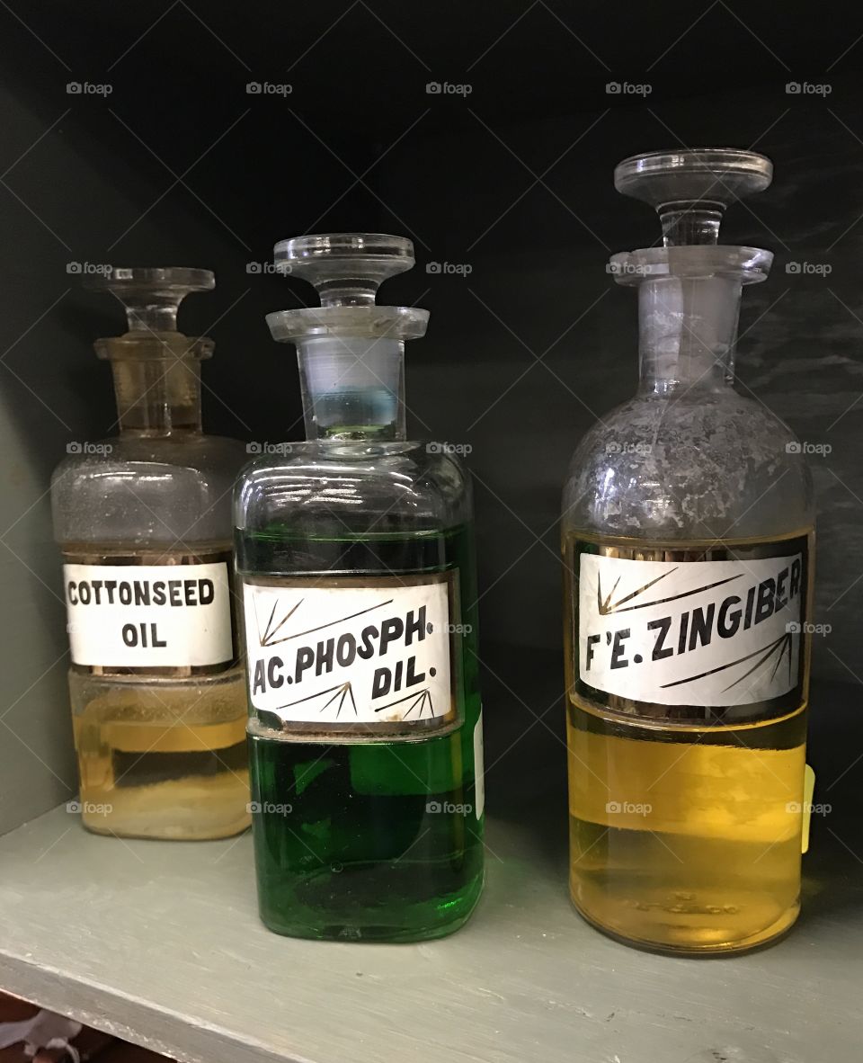Chemical bottles 