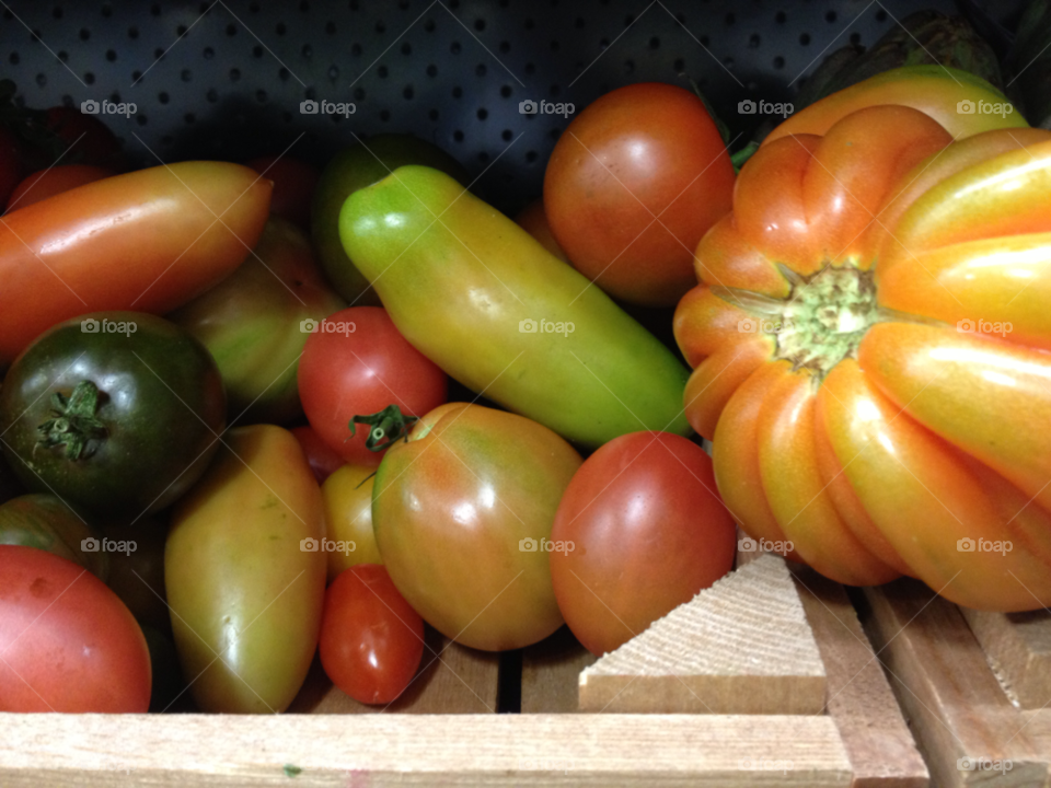green red tomatoes vegetables by kenwilsonmax