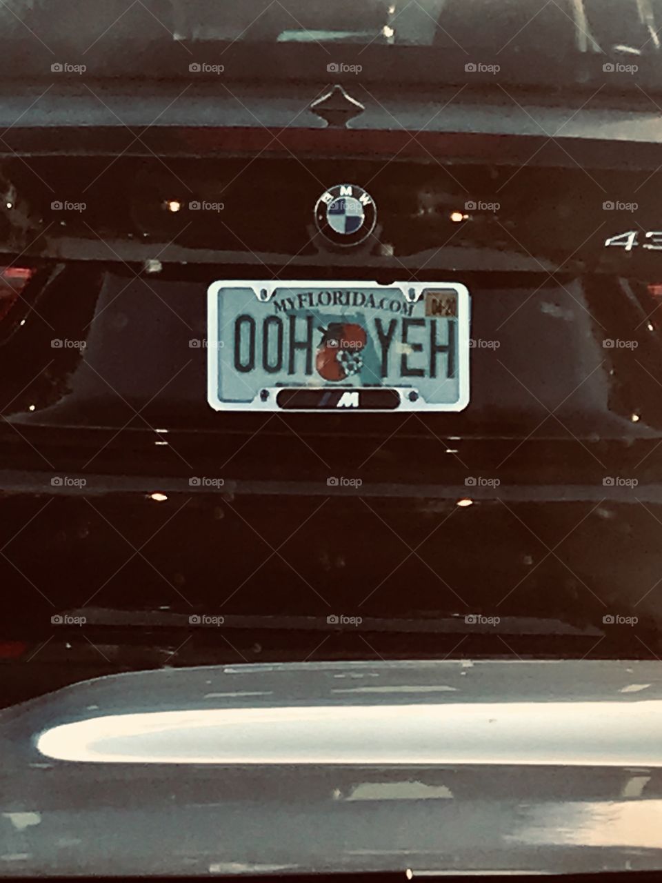 Unique Florida license plate OHH YEH