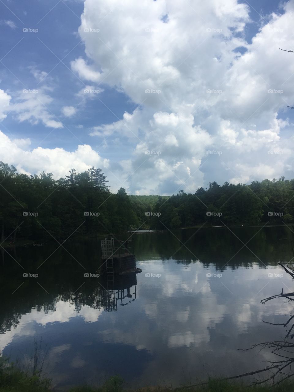 Grassy Lake in the North Georgia mountains
