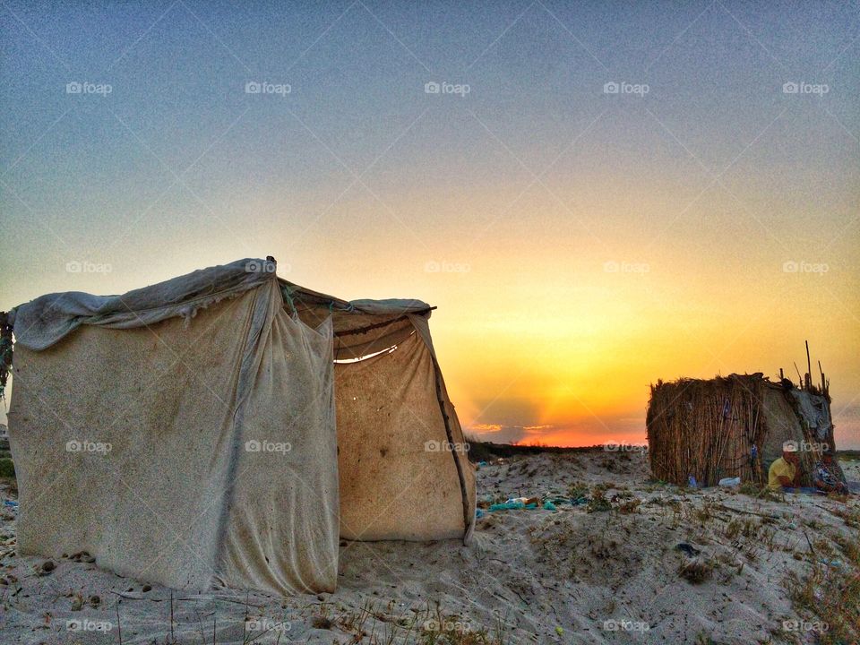 No Person, Sunset, Beach, Landscape, Dawn