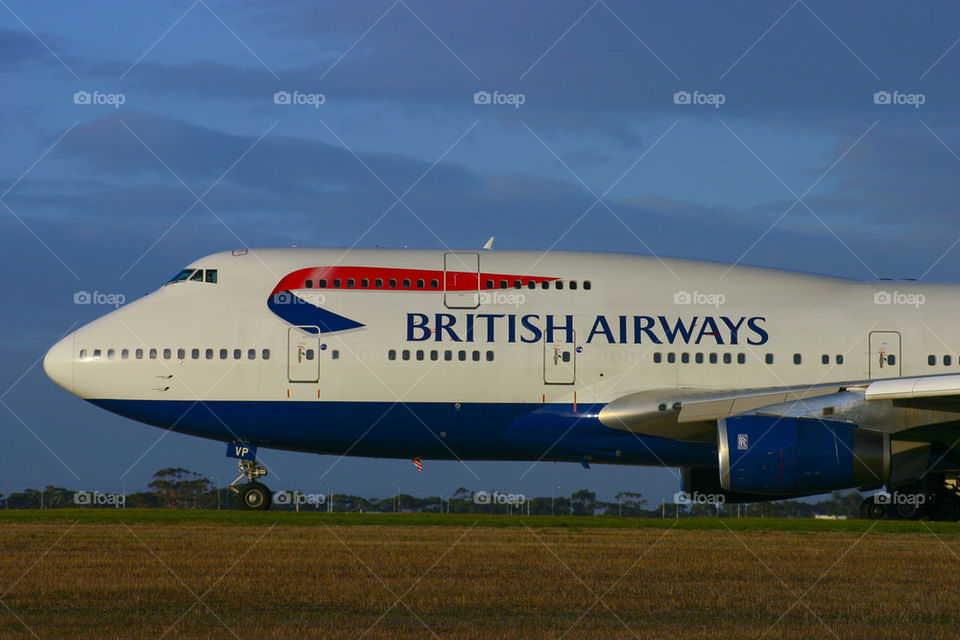 BRITISH AIRWAYS BA B747-400 MEL MELBOURNE AUSTRALIA