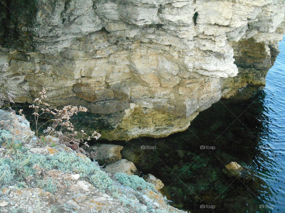 Water, Rock, No Person, Stone, Landscape